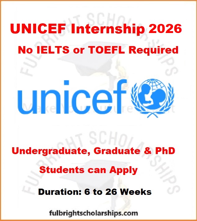UNICEF Internship 2026 for International Students | Fully Funded