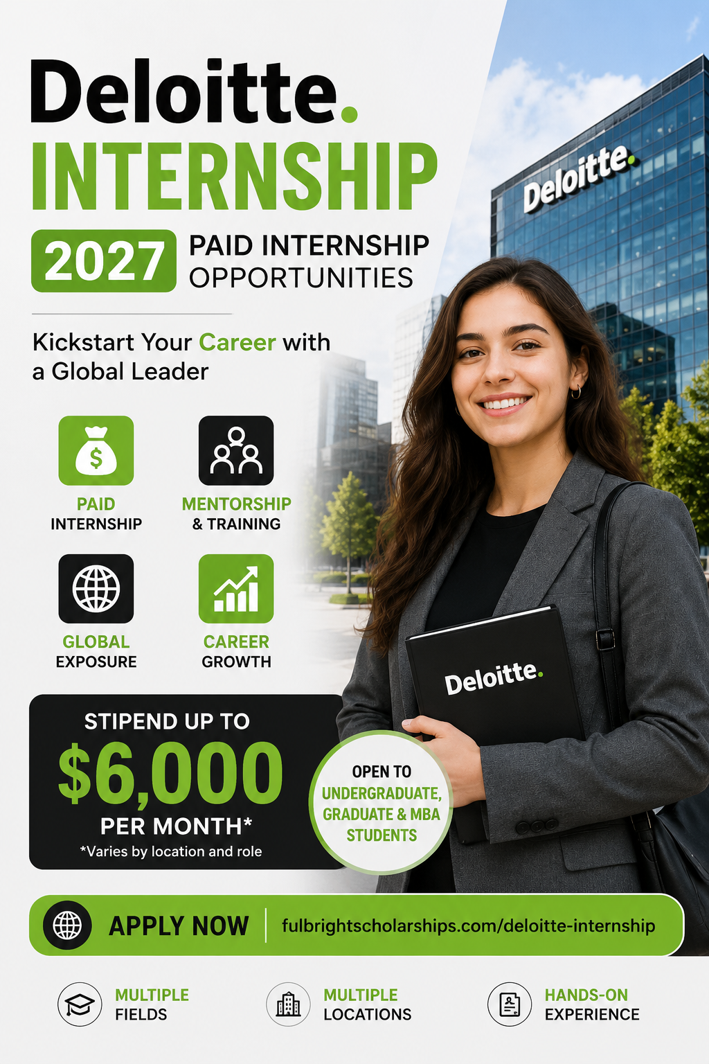 Deloitte Internship 2027 | Salary, Benefits & Apply Online